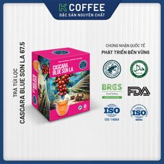 Trà Cascara Blue Sơn La 67.5g hộp giấy