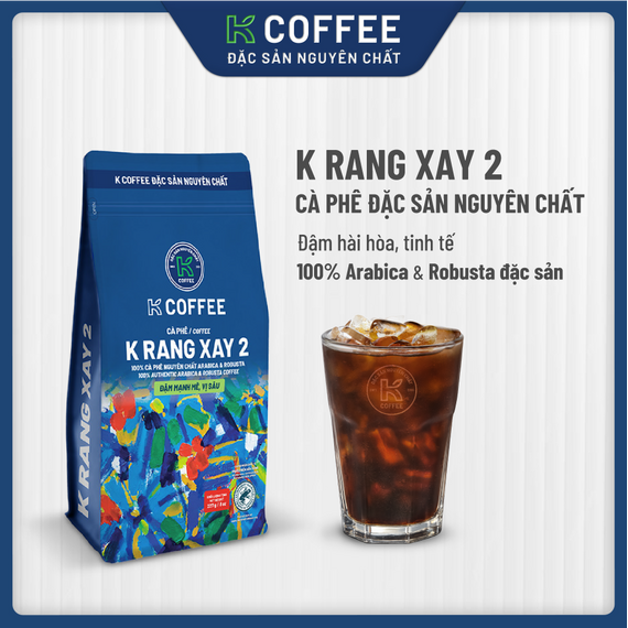 Cà Phê Rang Xay K2 Robusta 454g