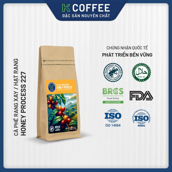 Cà Phê Arabica Honey Process 227g